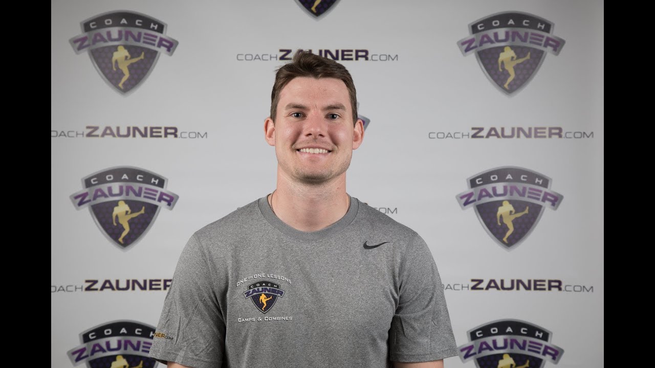 Brett Maher's Kicking Workout at Coach Zauner's 2017 Free Agent Combine