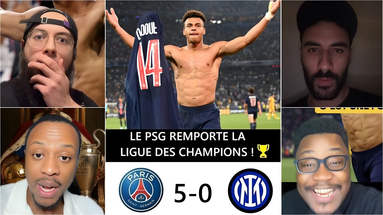 LES RÉACTIONS : PARIS REMPORTE LA LIGUE DES CHAMPIONS 🏆