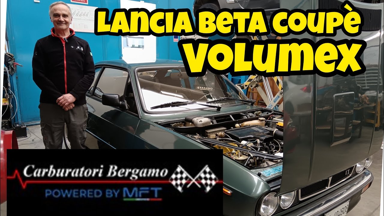 LANCIA BETA COUPÈ VOLUMEX IN CURA DAL MAGO DEI CARBURATORI, GIANNI !