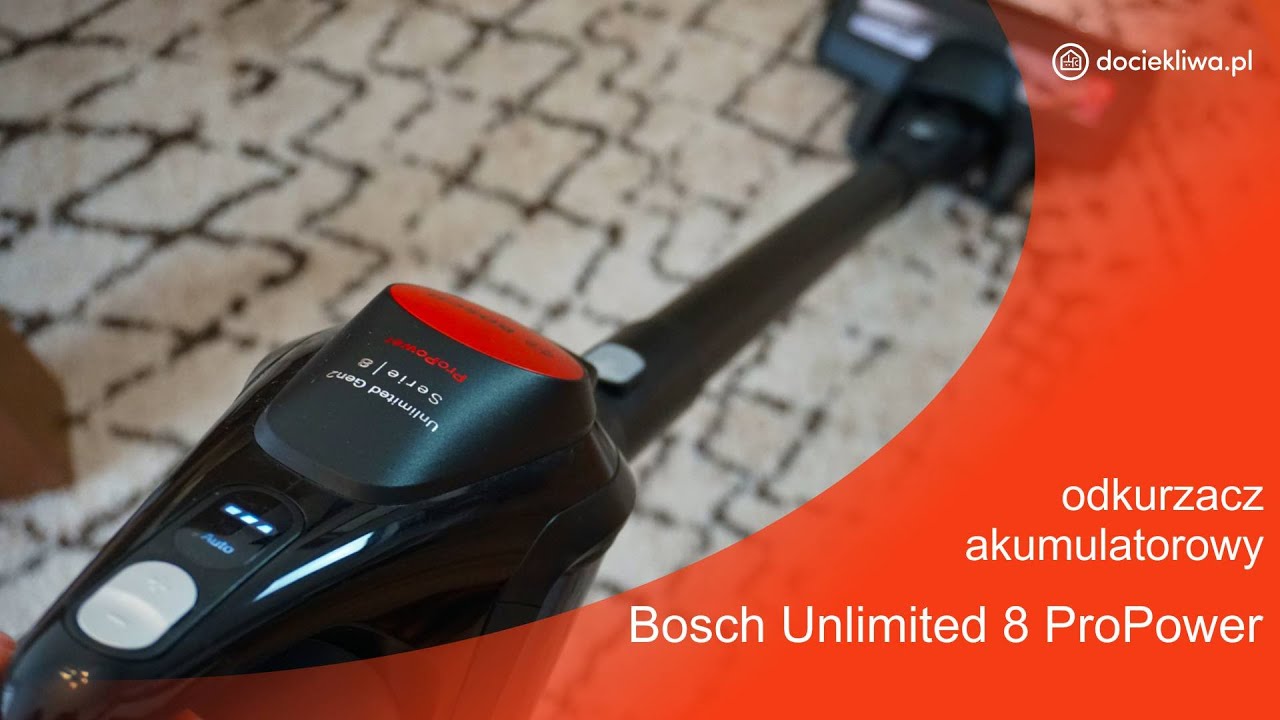 dociekliwa.pl - test odkurzacza akumulatorowego Bosch Unlimited 8 ProPower