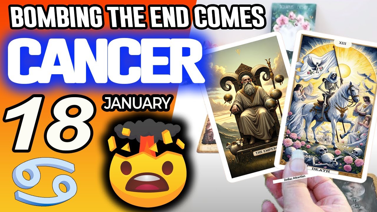 Cancer ♋️💣BOMBING THE END COMES😵GOD SAYS ENOUGH😇 horoscope for today JANUARY 18 2026 ♋️ #cancer