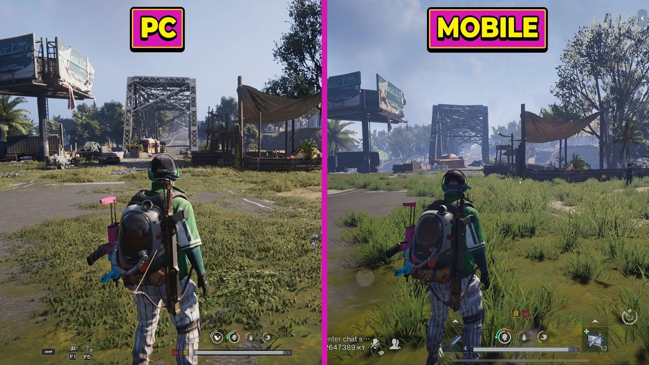 Once Human PC vs Mobile - Ultra Graphics Side-by-Side Comparison!