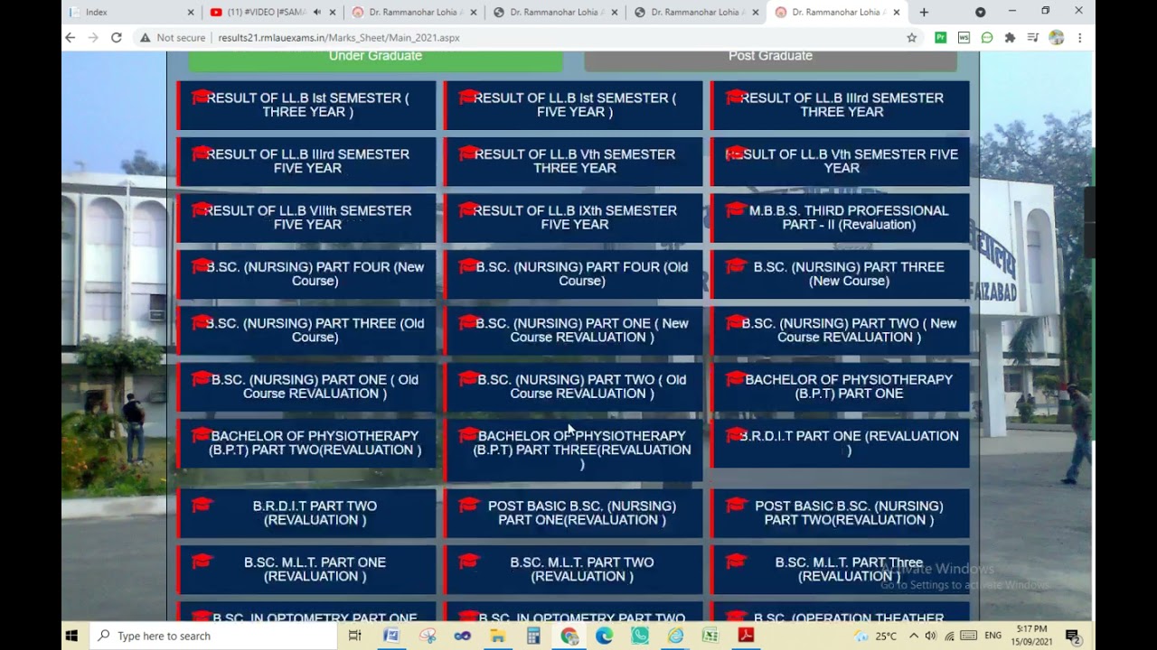 Rmalu B.A. final , B.Sc Final year results date 2021_rmlau final year All  result 2021| Today New