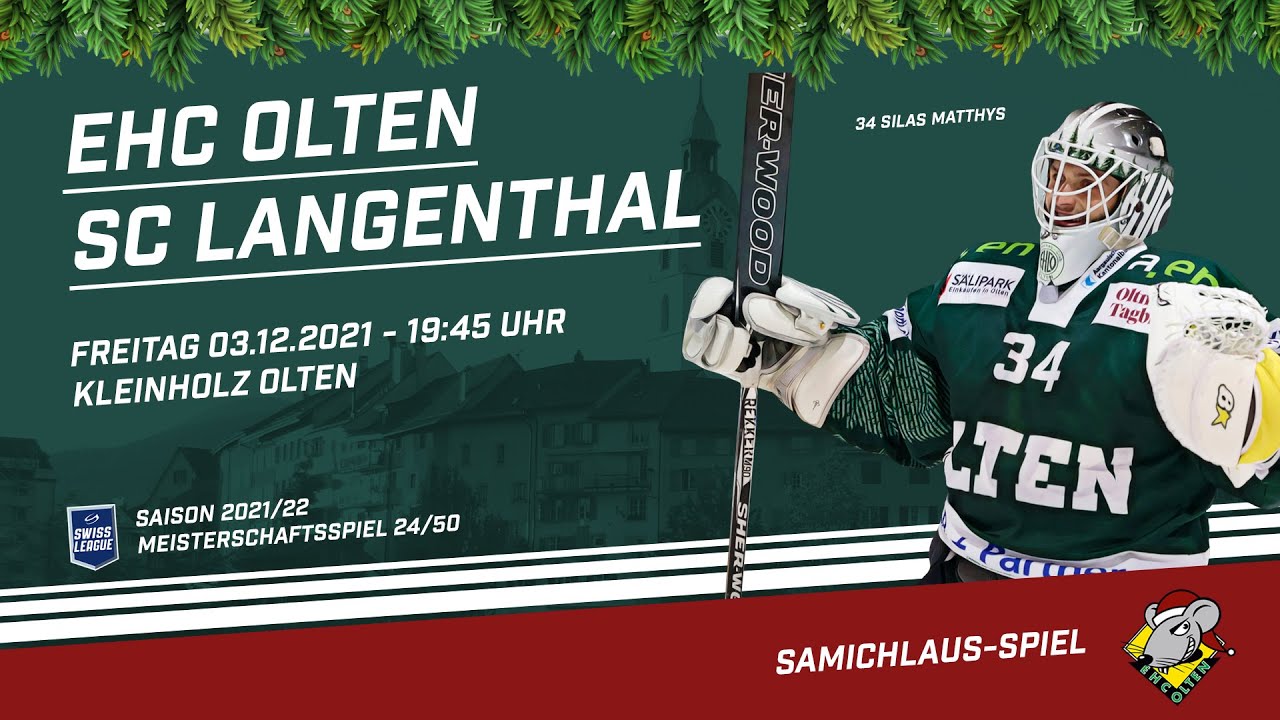 3.12.2021 EHC Olten - SC Langenthal 3:2