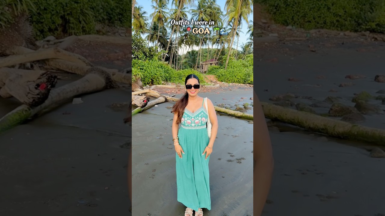 Outfits I wore in *GOA* 🌴🌊 #shorts #ytshorts #outfits #travel #vacationoutfit