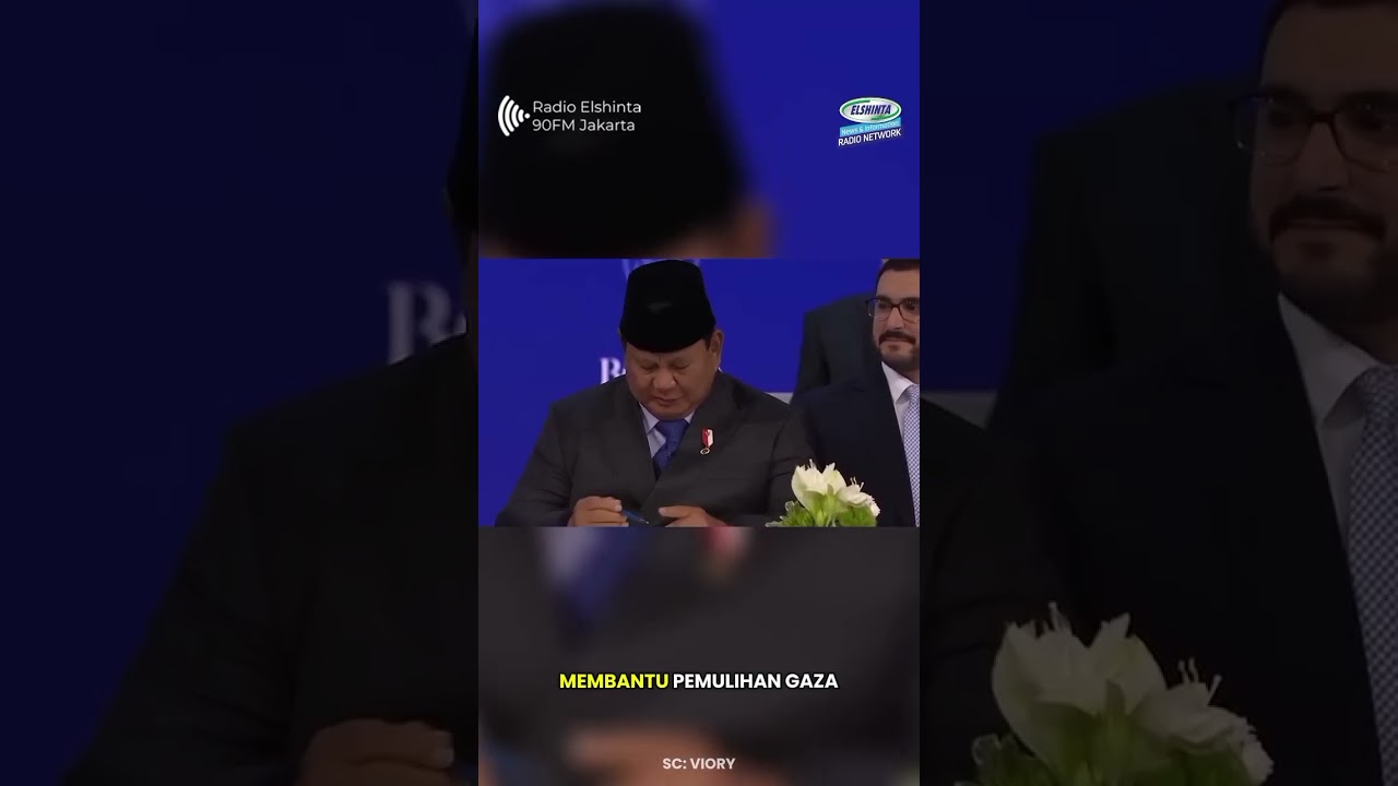 INDONESIA GABUNG DEWAN PERDAMAIAN GAZA