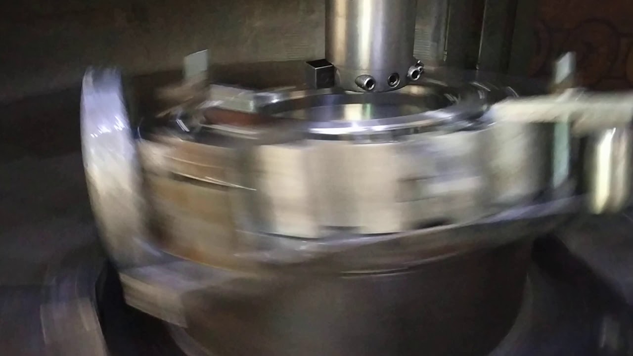 Triple Offset Machining of butterfly type control valve class V