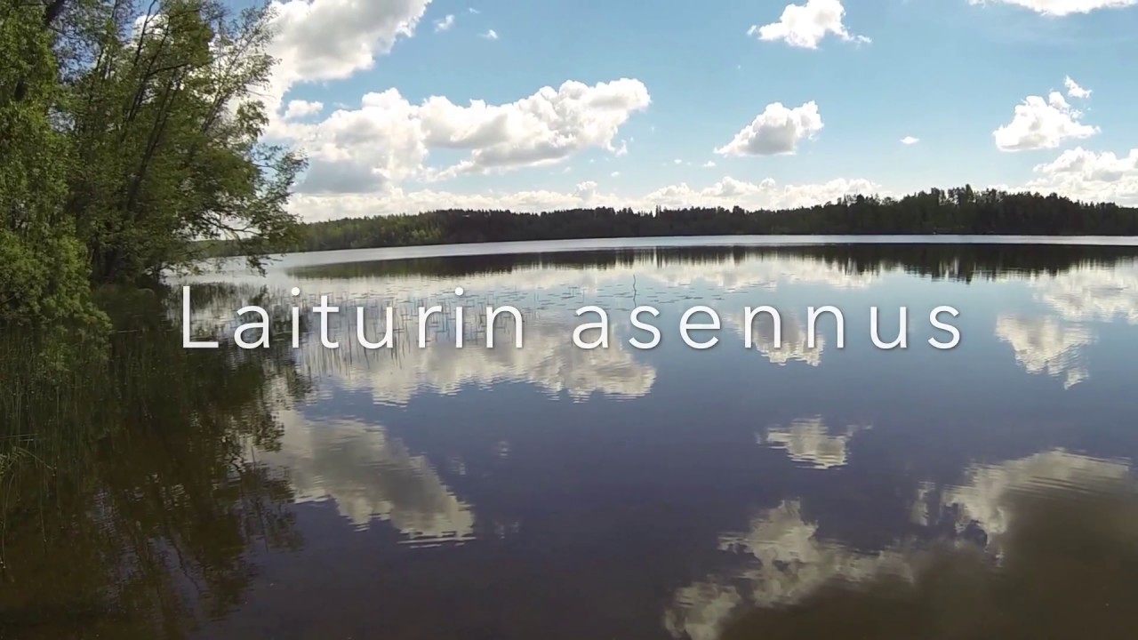 Laiturin asennus