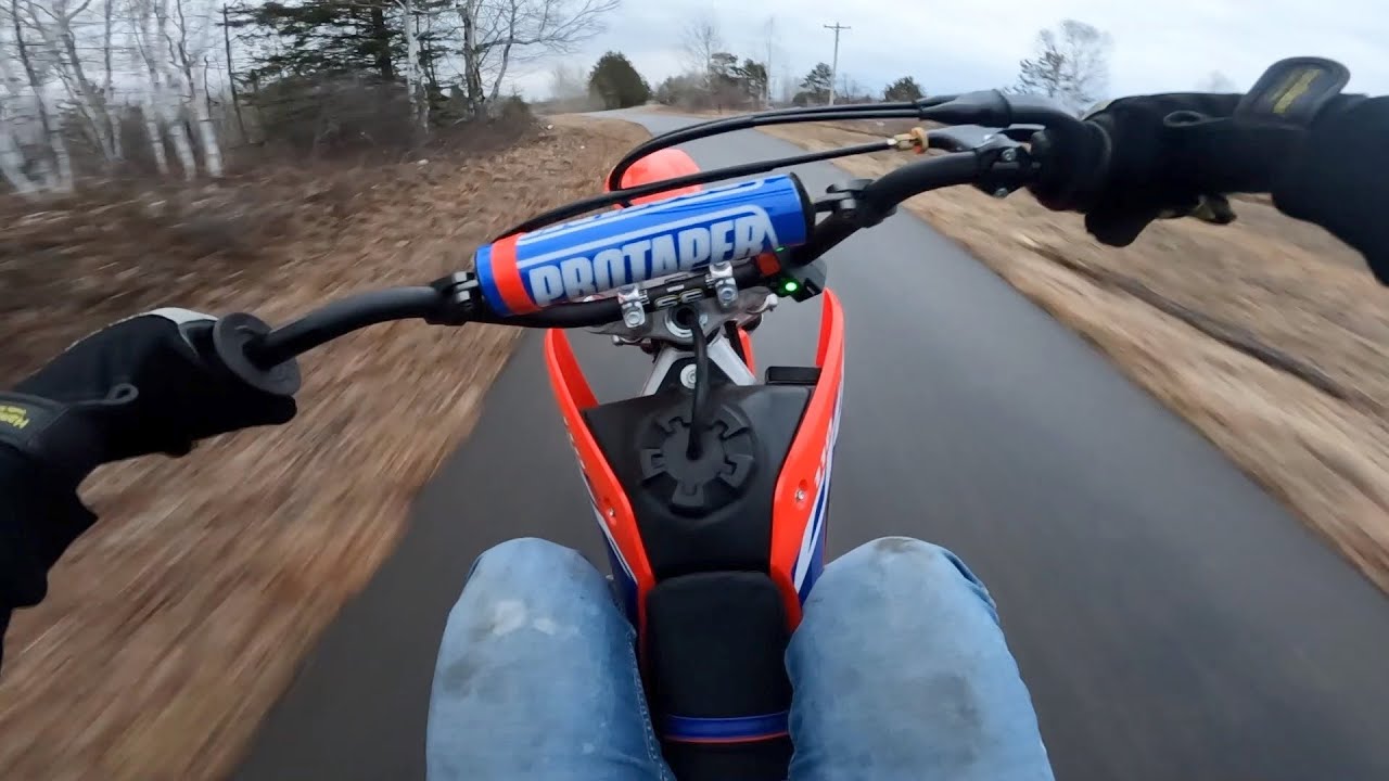 CRF110 Throttle Body & Tune First Ride!
