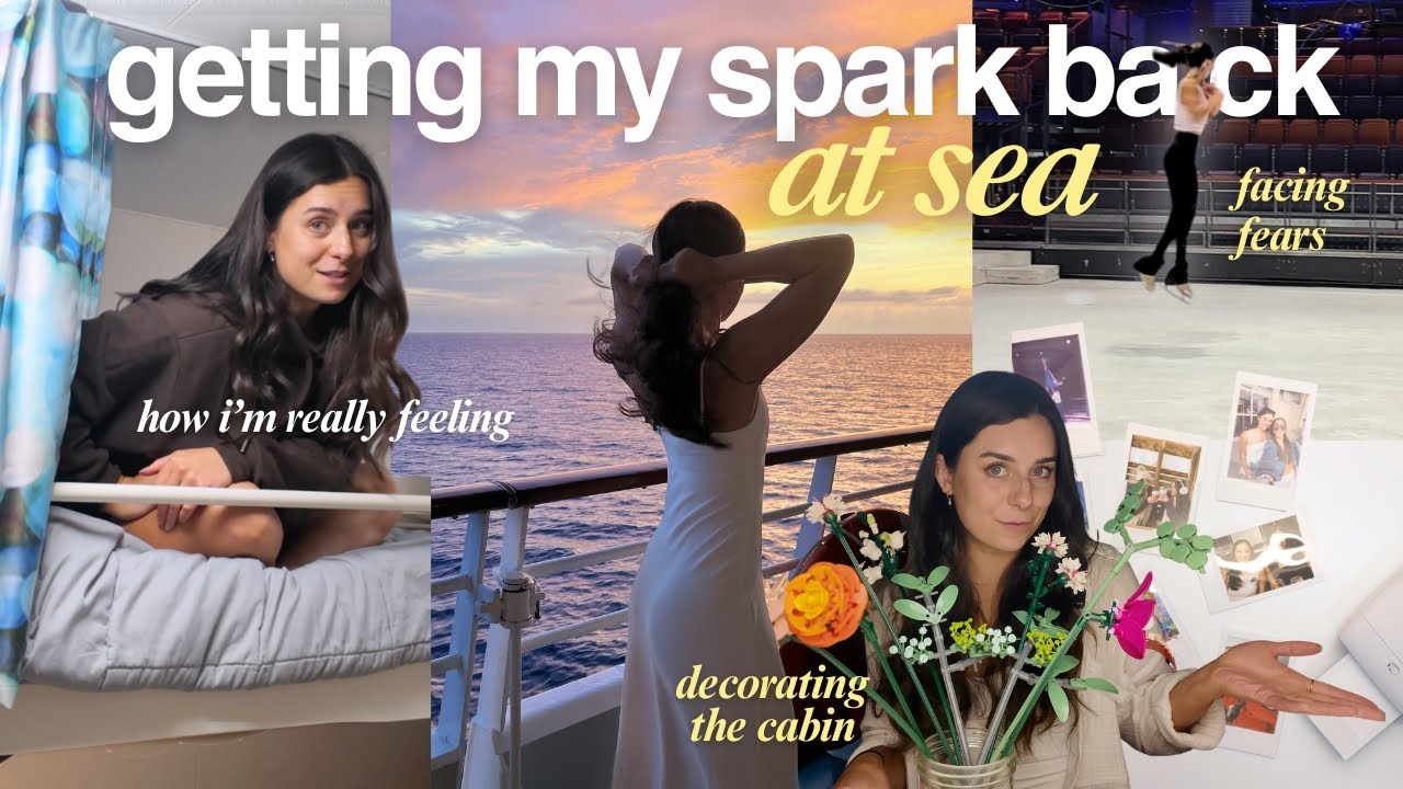 In a Slump at Sea 🛳️ ✨ finding motivation again (facing fears, decorating the cabin, real talk...)