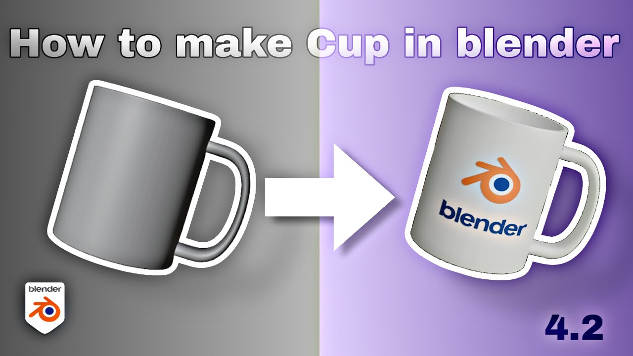How To Make Easy Cup In Blender 4.2(Beginners Tutorial)