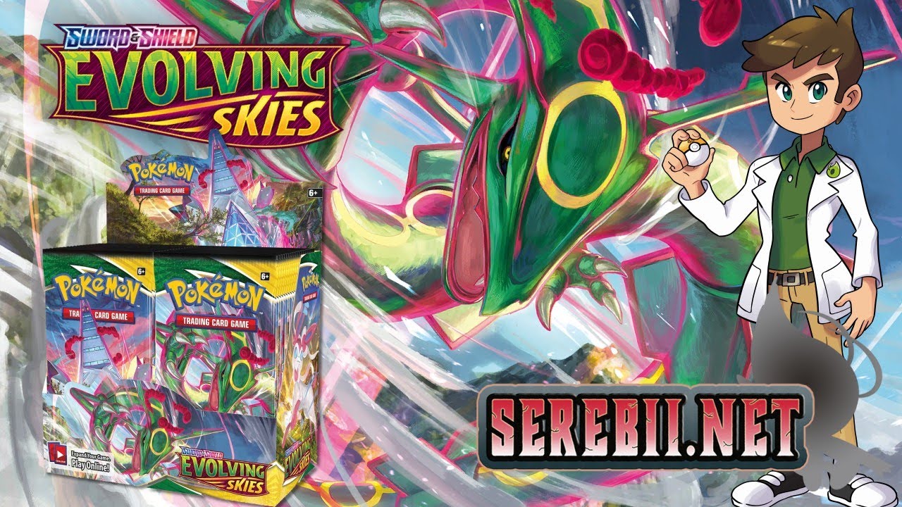 Serebii Opens: Evolving Skies Booster Box