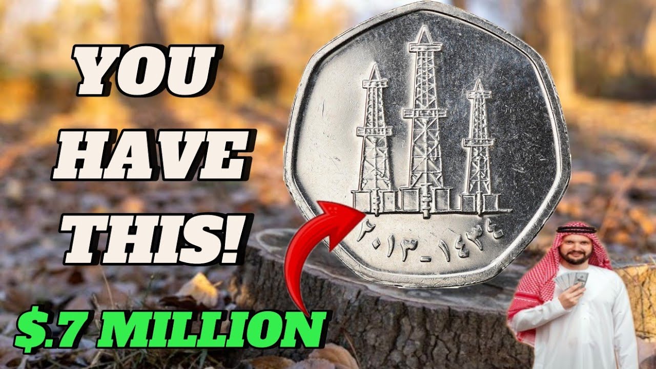 TOP 3 MOST VALUABLE COINS UNITED ARAB Emirates 50 FILS COIN'S, WOUTH Big money coin's