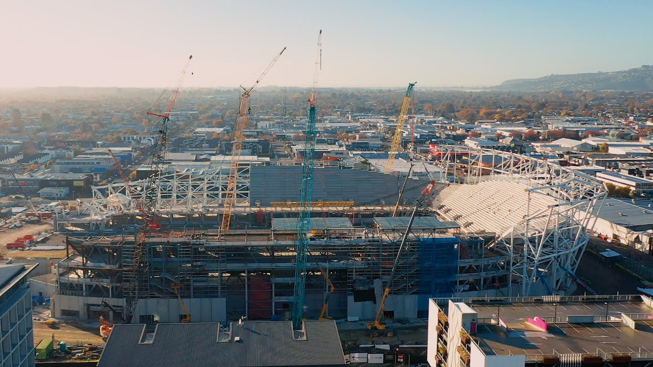 Te Kaha construction hits halfway mark