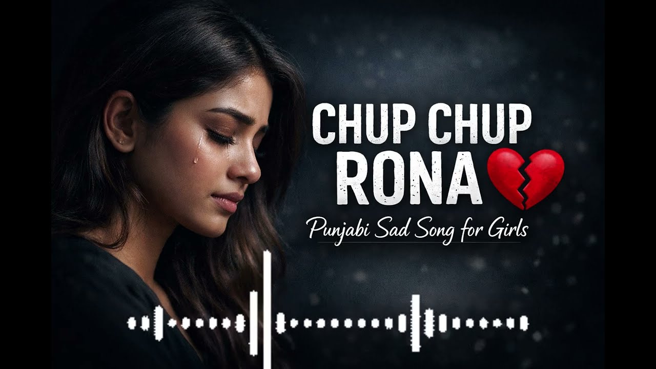 Chup Chup Rona 💔 | Punjabi Sad Song for Girls | Emotional Heartbreak | Desi Soul