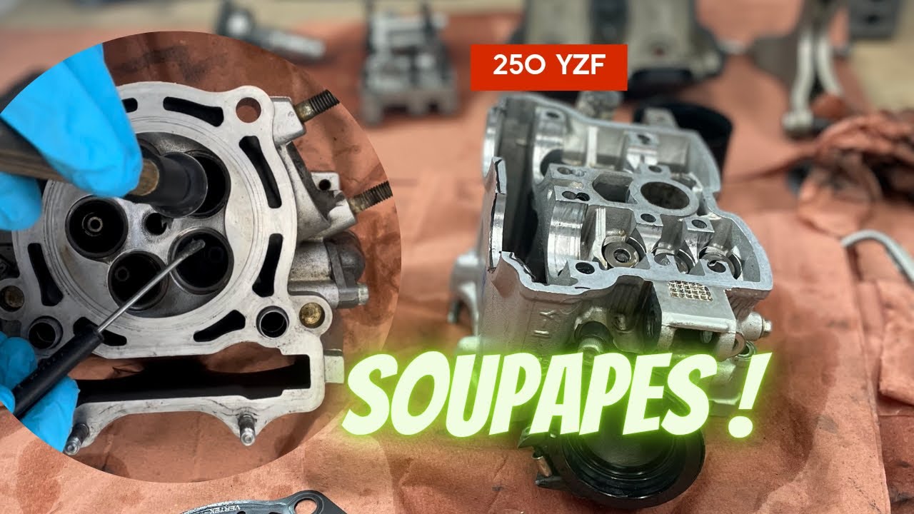 culasse🔥joint queue de soupape - rodage & réglage