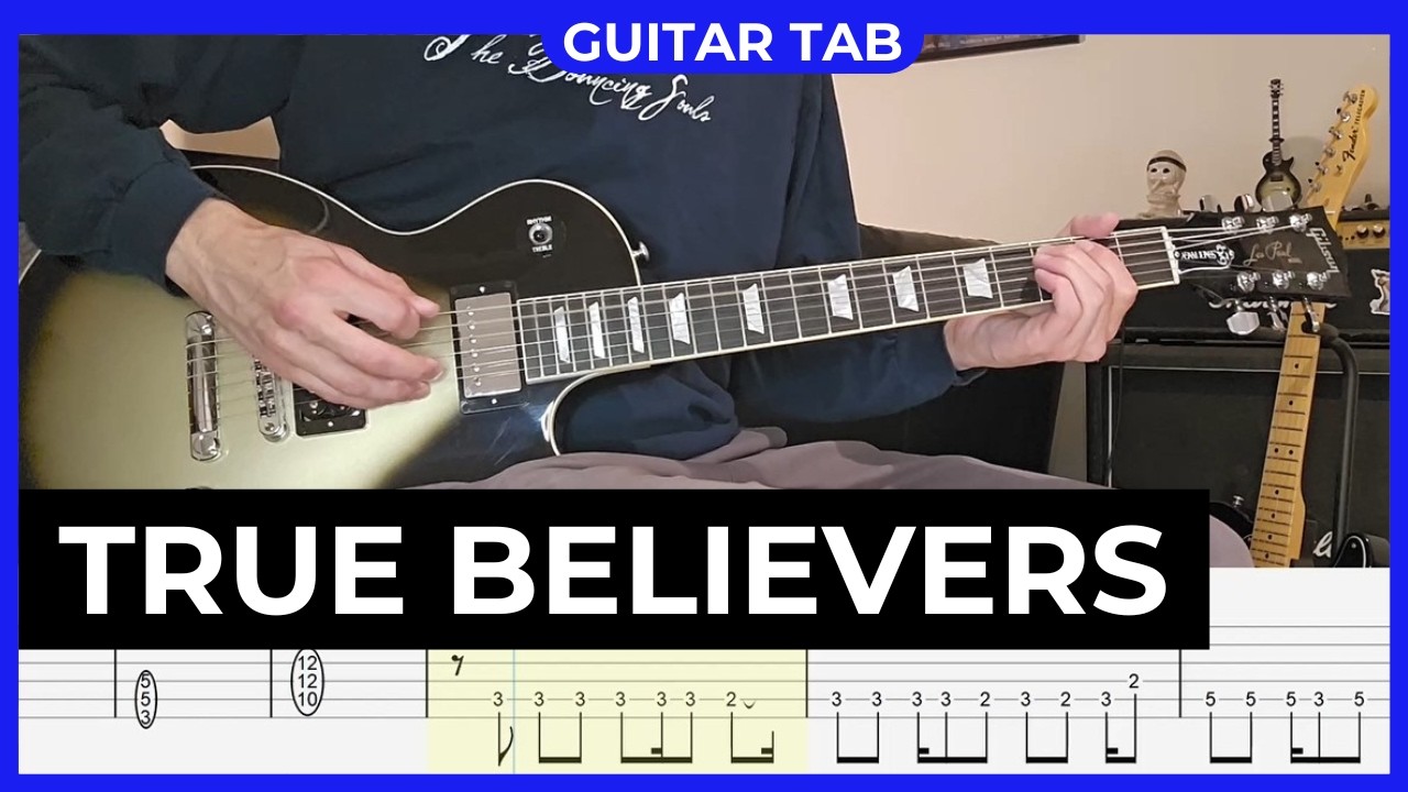 BOUNCING SOULS - True Believers - Guitar Cover with Guitar Tabs