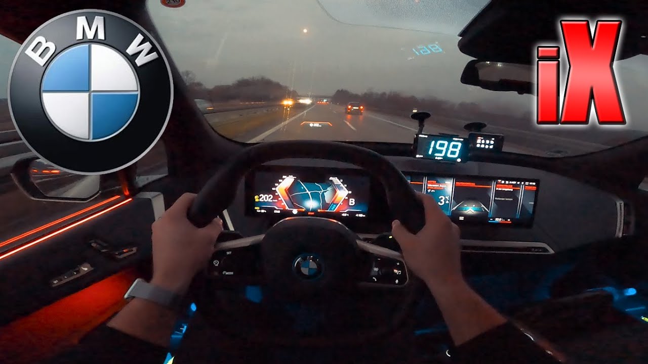 BMW iX xDrive40 | TOP SPEED on German Autobahn✔