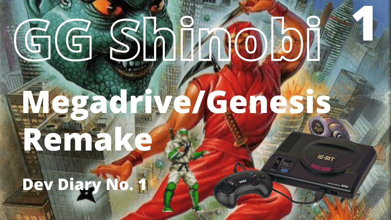 GG Shinobi Remake for Sega Megadrive/Genesis - Dev Diary No. 1