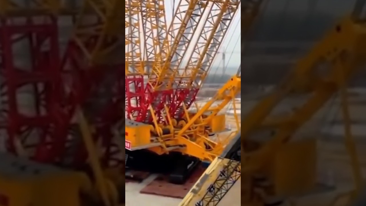 X.C.M.G. super lifting craneX.G.C.88000. CAPACITY.3600T. #crawlercrane @vishwakarmaofficial