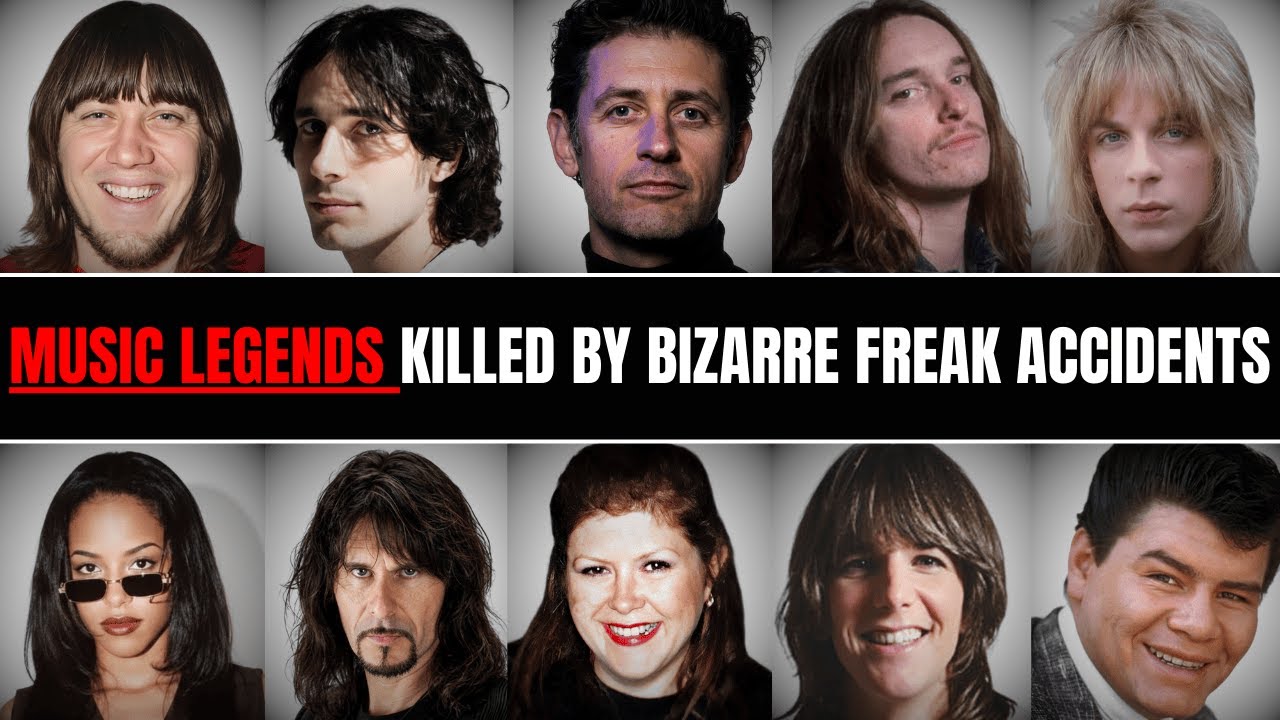 10 HORRIFYING Cases of Music Legends Killed by Bizarre Freak Accidents