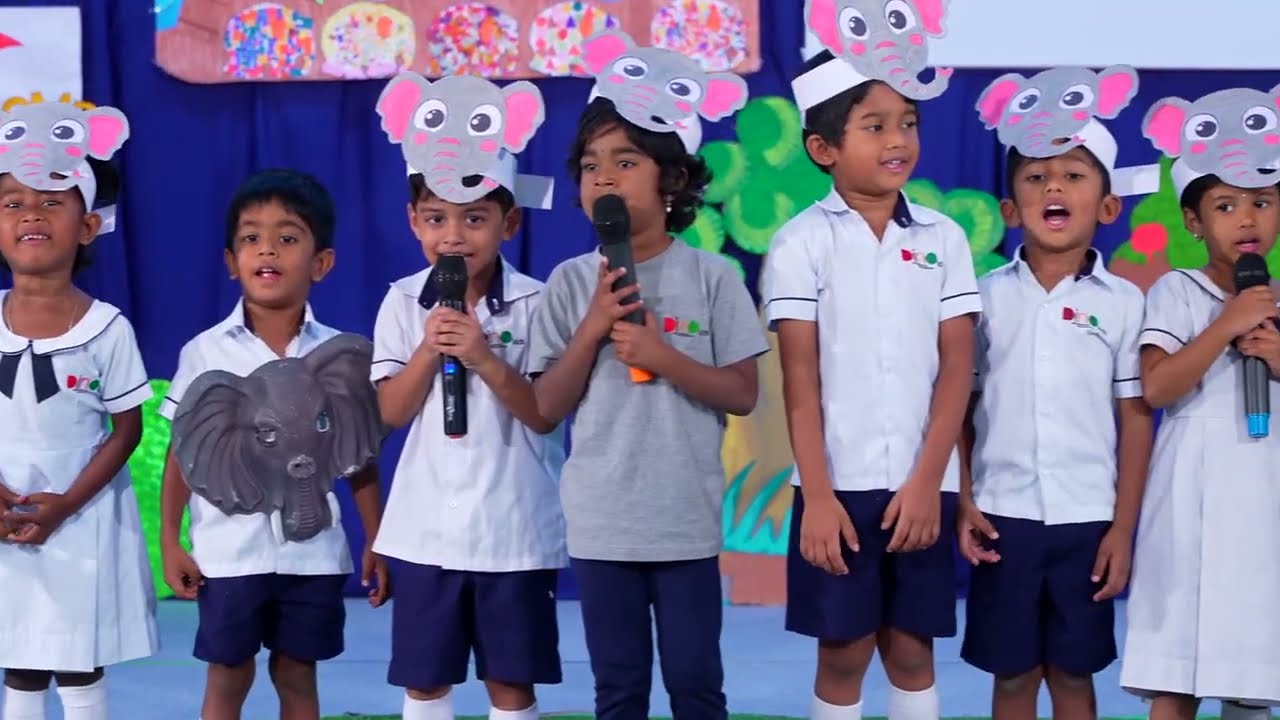 🐘🎶 யானை வருது யானை வருது | Tamil Kids Rhyme by DinoKids 🎶