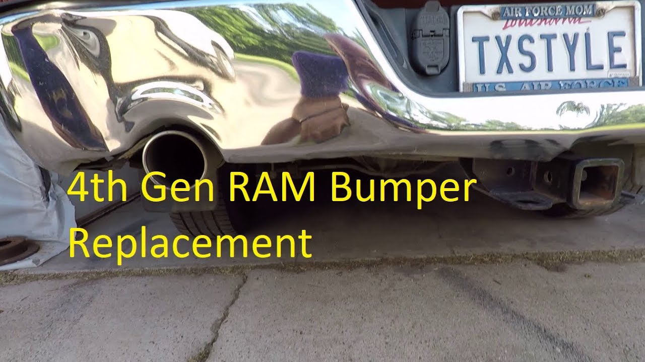 Замена заднего бампера RAM 4-го поколения