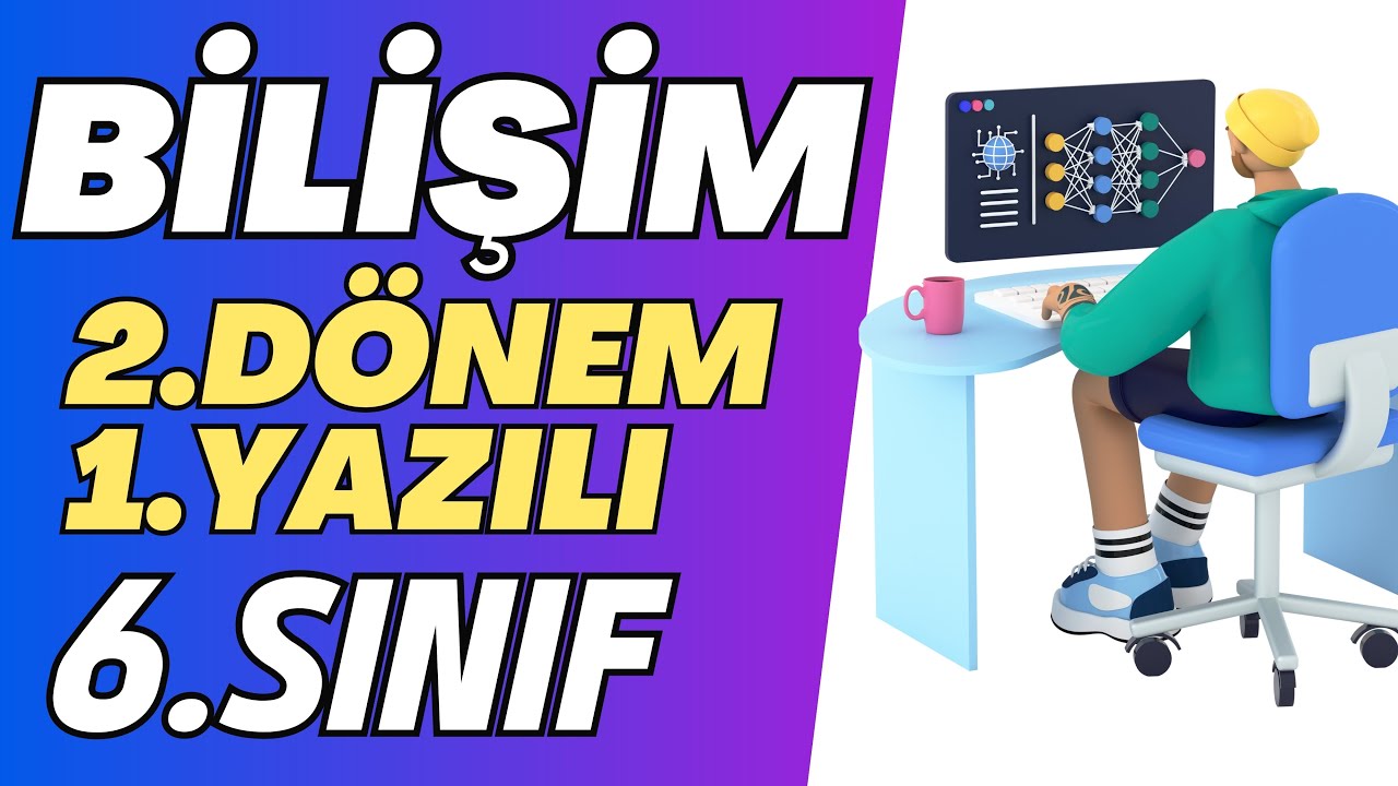 6. Sınıf Bilişim Teknolojileri 2. Dönem 1. Yazılı Soruları ve Çözümü Yeni (%99 Çıkabilir 😊)#2024