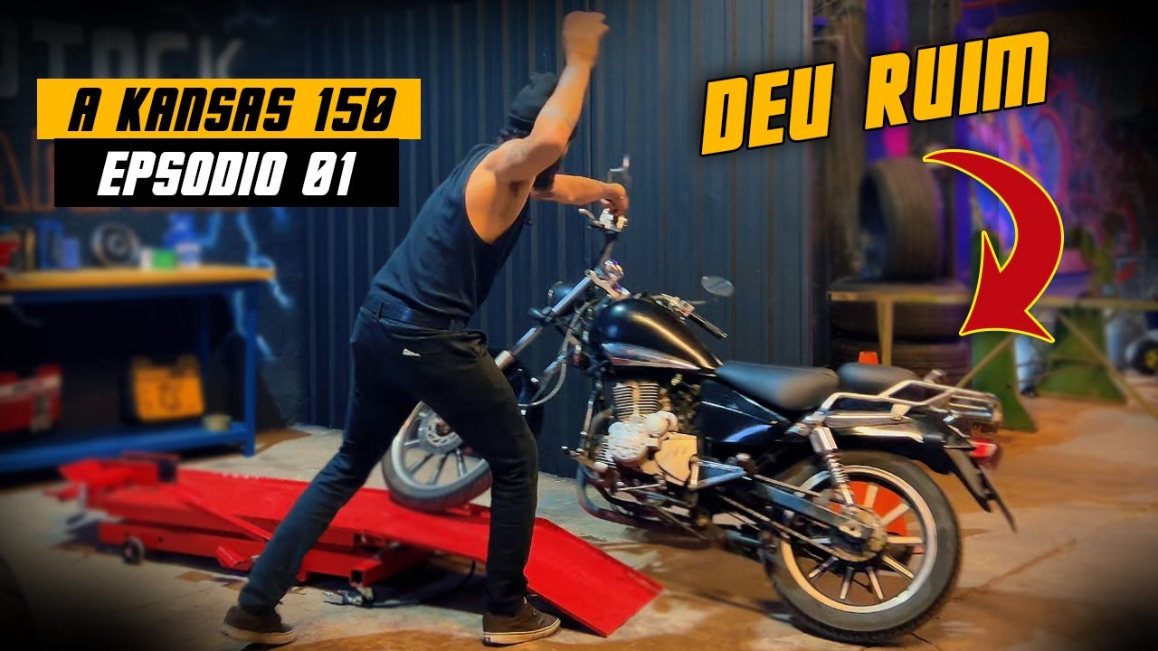 ⚠️ MOTOCK GARAGE - Customizando a Dafra Kansas 150 do Zero - EP. 01 | PILOTO