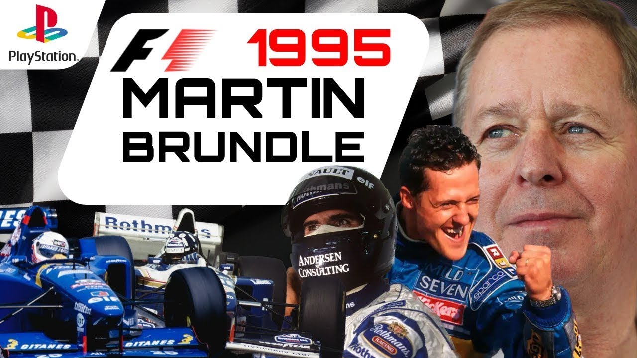 Rewriting History! Martin Brundle Takes on the F1 1995 PS1 Championship