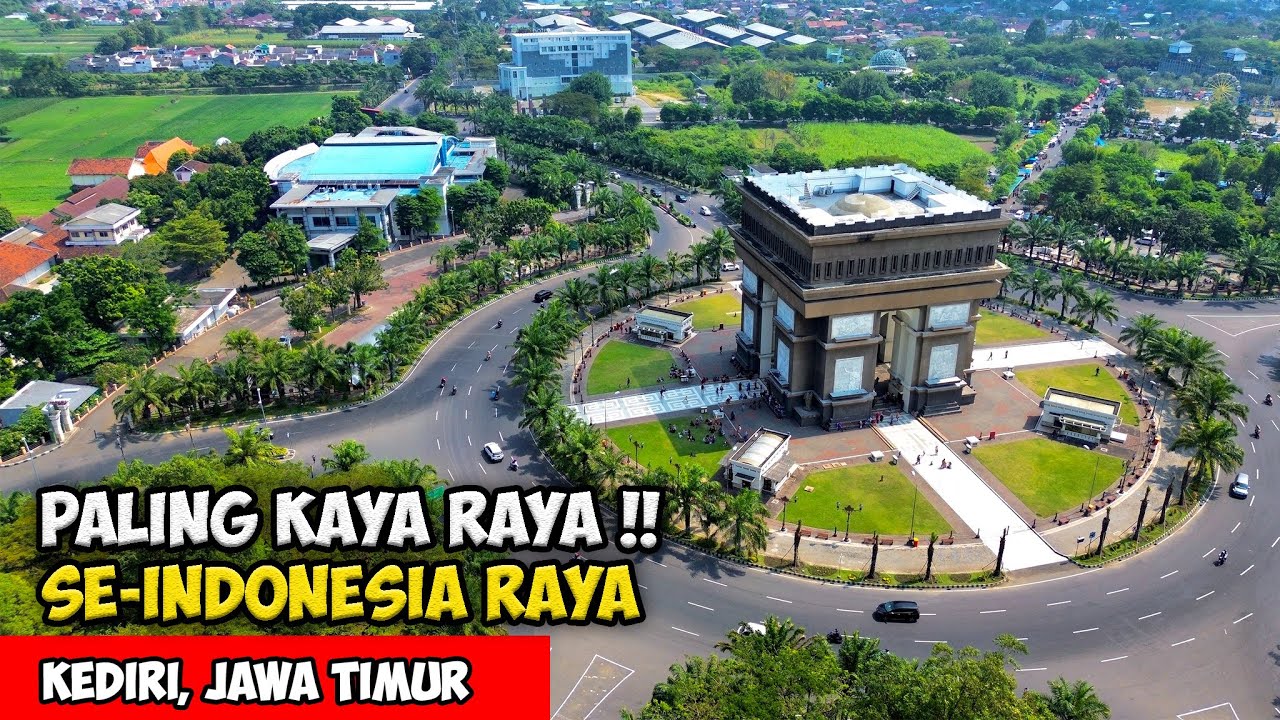 TERKAYA SE-INDONESIA RAYA!! SUASANA KEDIRI MARKAS GUDANG GARAM - Cerita Desa Kediri, Jawa Timur