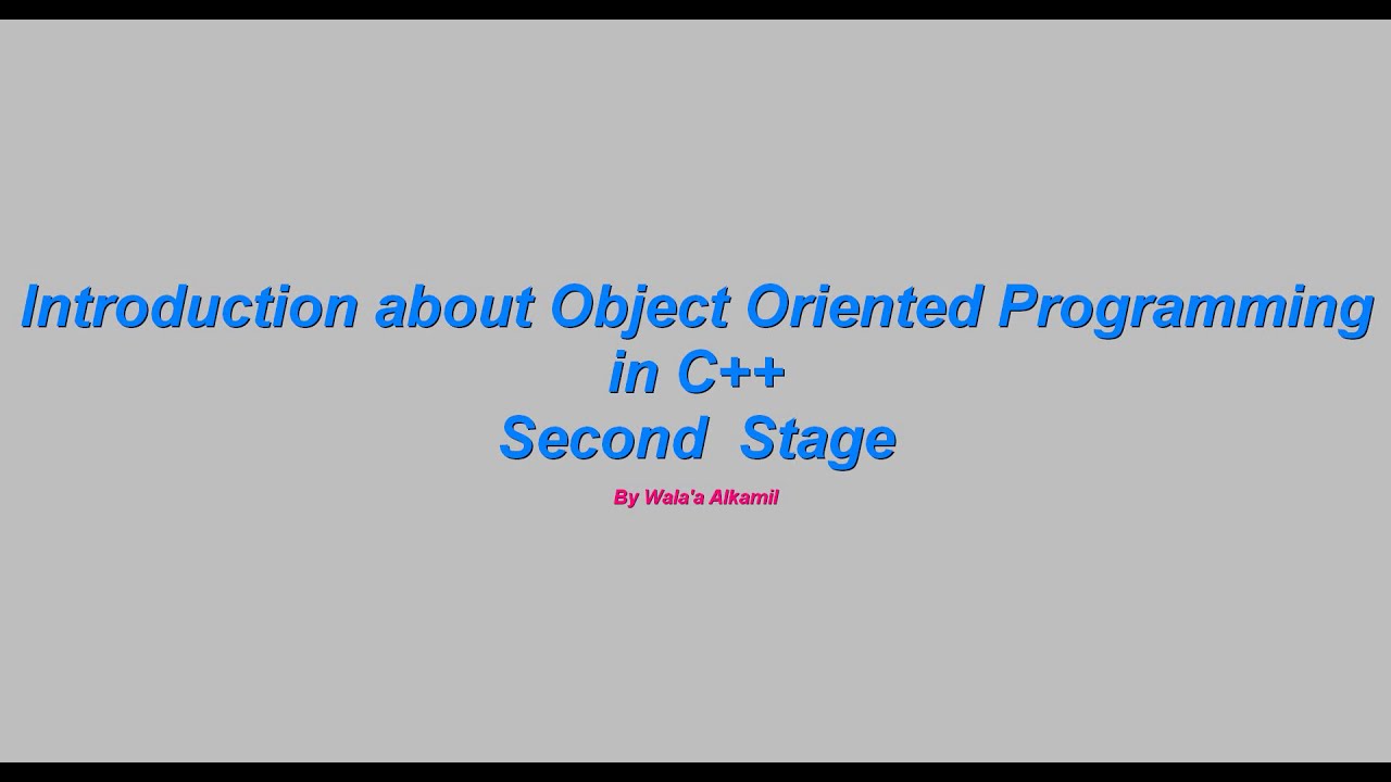 م.م ولاء حسين/Introduction about C++ programming/المرحلة الثانية/هندسة تقنيات الحاسوب..