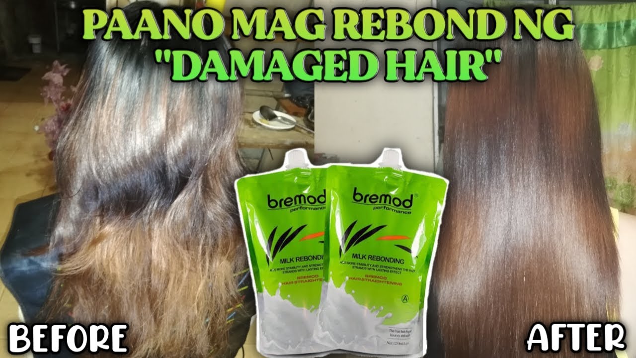 PAANO MAG REBOND NG DAMAGED HAIR | STEP BY STEP | JM Arnoza