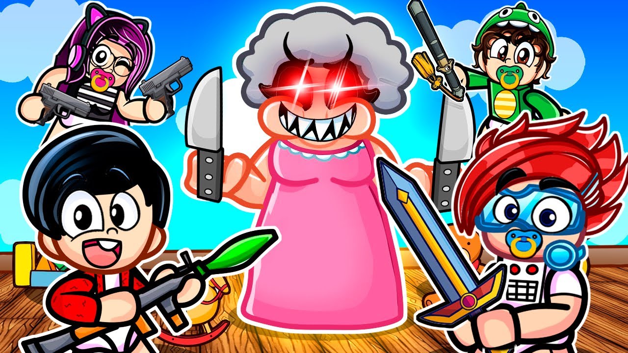 My mom forces us to visit Grandma and it goes wrong! | Karim Plays