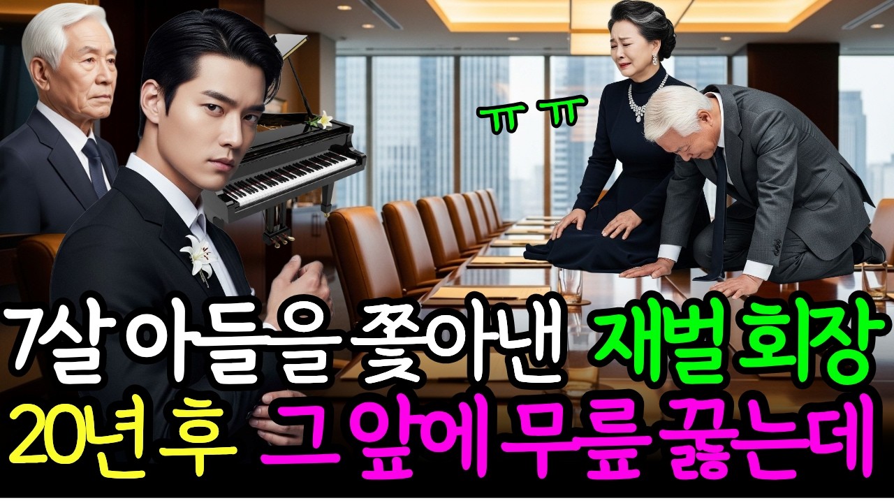 7살에 쫓겨난 아들이 20년 후 재벌 아버지를 찾아오자, 회장은 땅을 치고 후회하는데...⎜오디오북