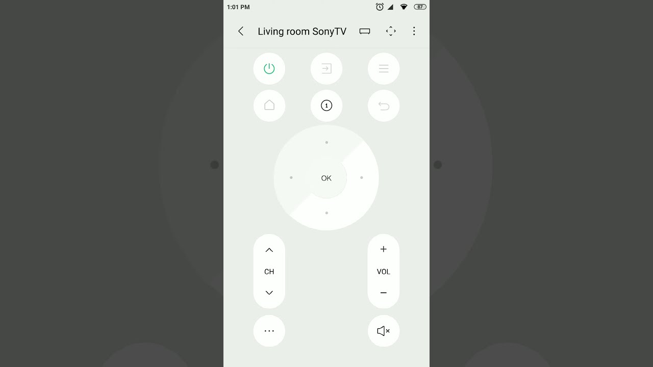 Xiaomi MIUI 10 Mi Remote Android application latest version v5.8.3.1 on Xiaomi Mi 6