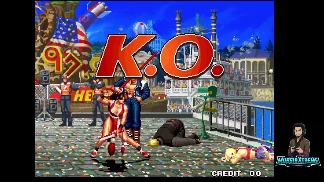 Mai Shiranui vs All Fighters | King of Fighters 97 | No Continue Run + Hidden Story | MubsirXTREME