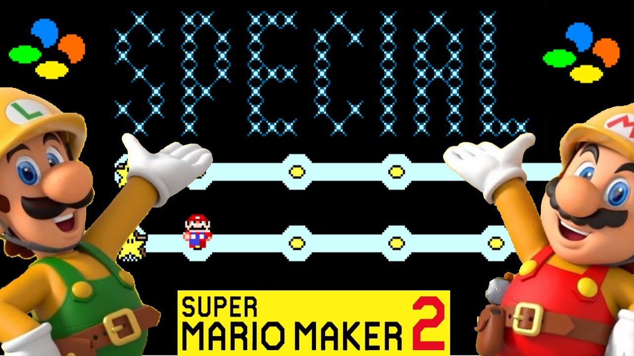Super Mario World.: Special World Remade in Super Mario Maker 2