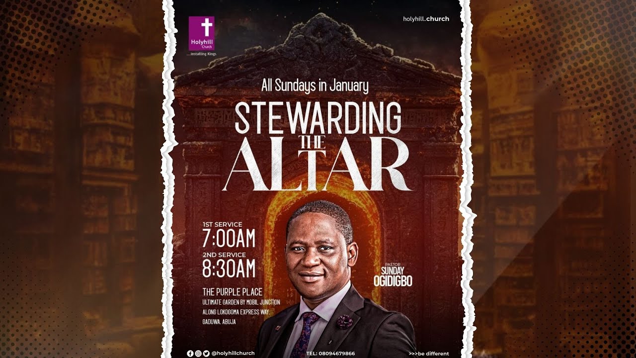 STEWARDING THE ALTAR (4) WITH PASTOR SUNDAY OGIDIGBO | SECOND SERVICE | 25TH JANUARY, 2026