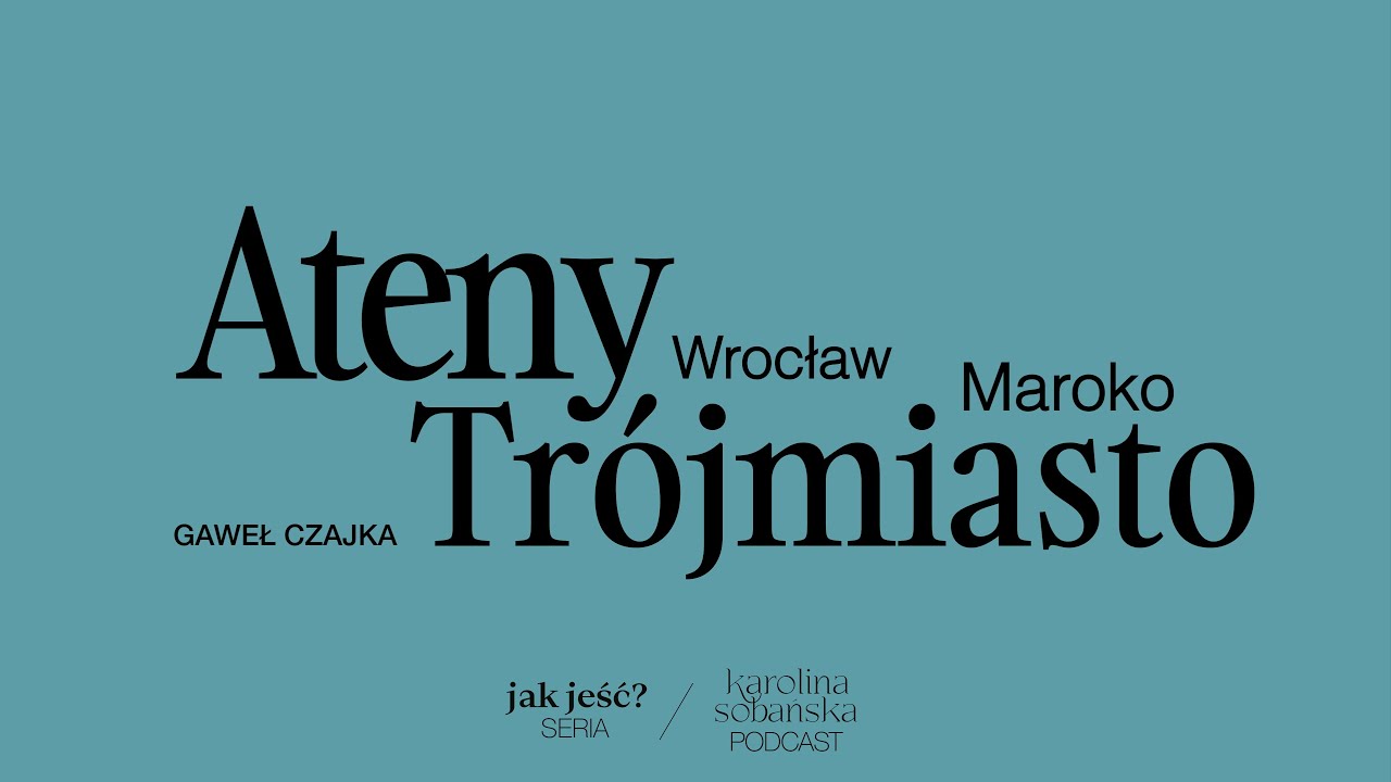 jak jeść: przy wsp&oacute;lnym stole w Tr&oacute;jmieścia & Atenach / Gaweł Czajka