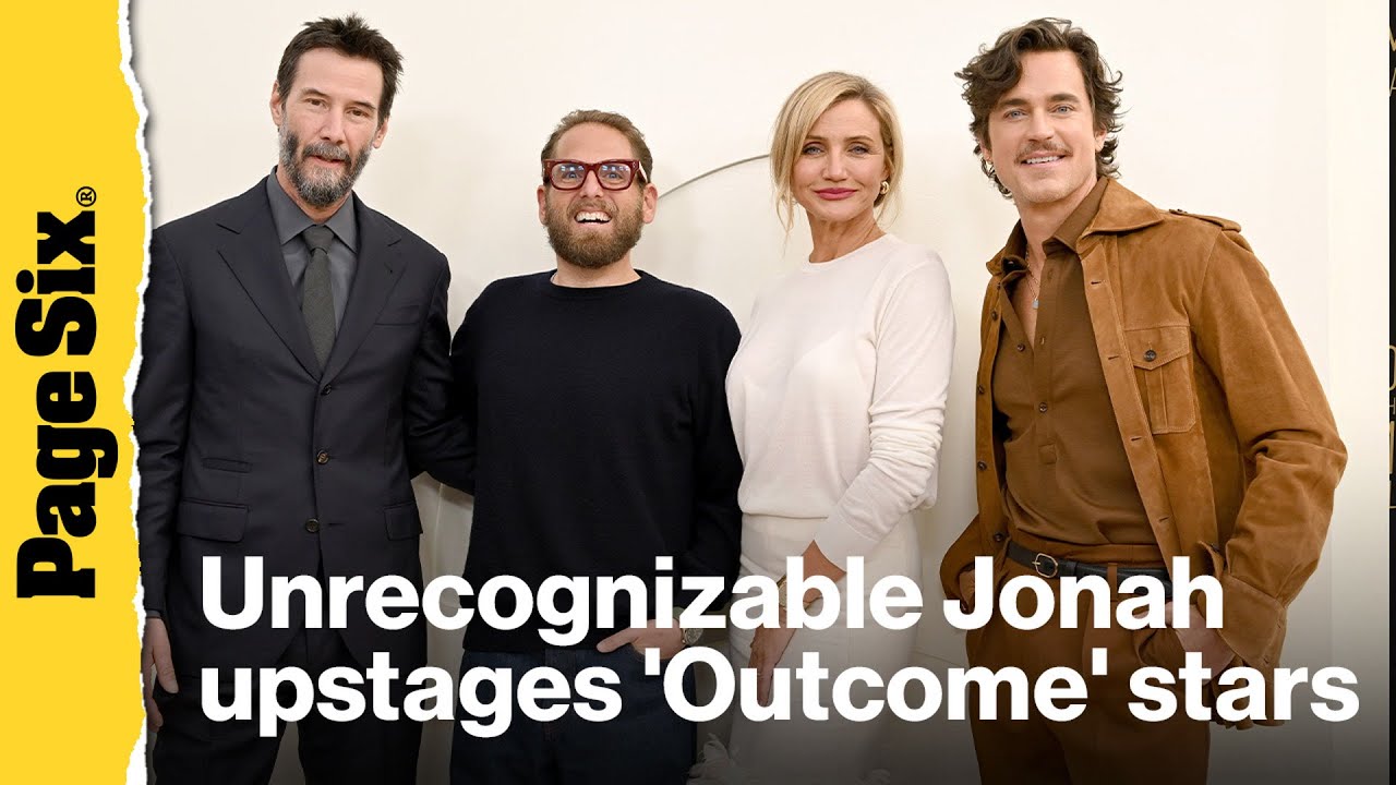Unrecognizable Jonah Hill upstages 'Outcome' stars Cameron Diaz, Keanu Reeves in new AppleTV show