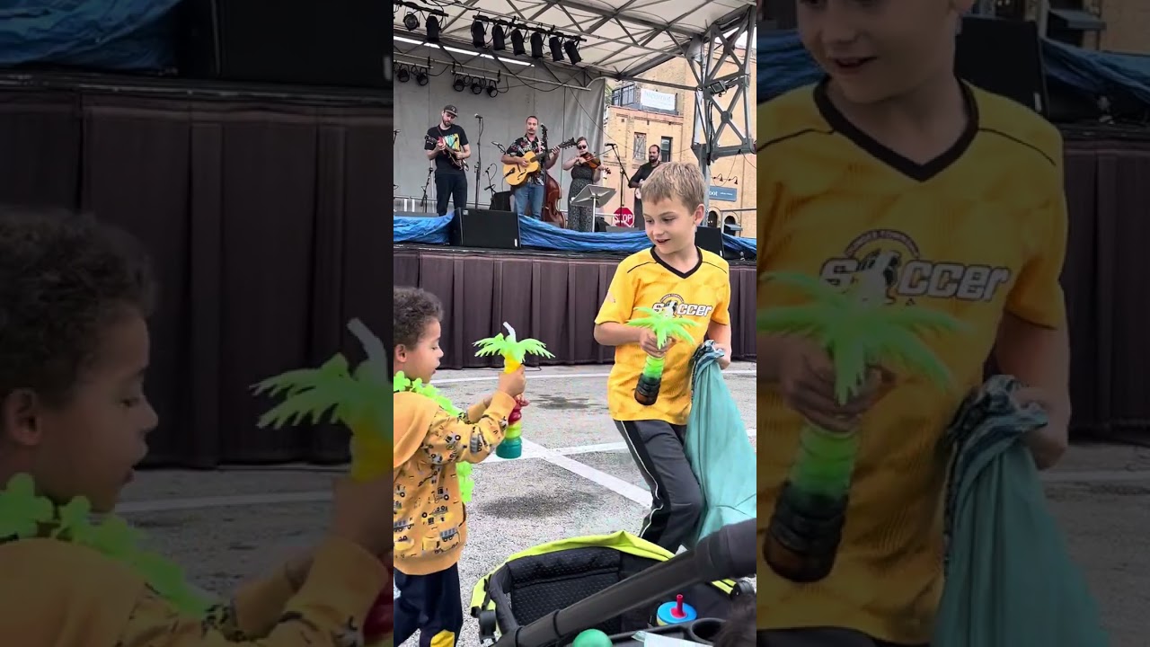 The String Lickers West Dundee Heritage Fest 2023 | Dusty Boxcar Wall into Caleb Meyer