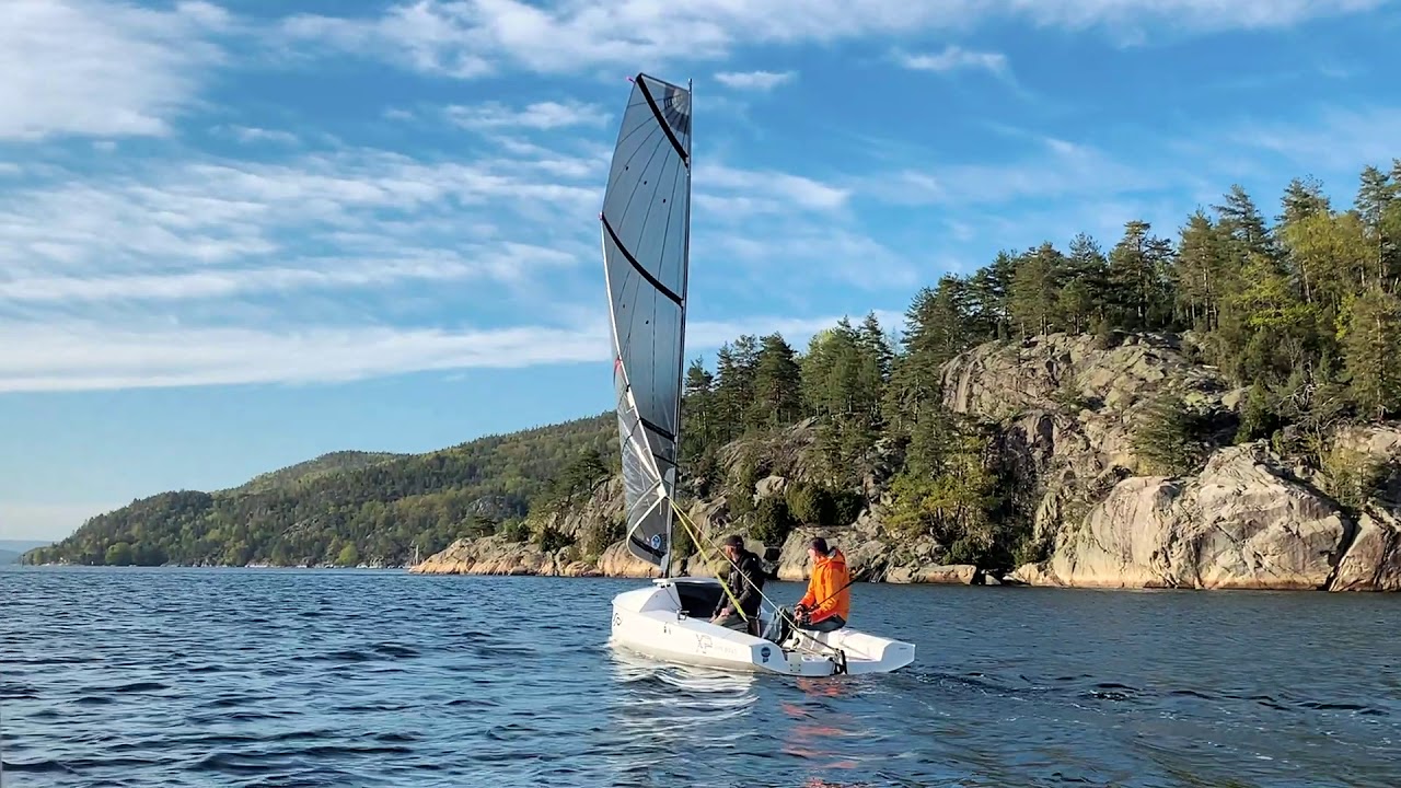 First row & sail trip for the first LiteXP 20 in Norway