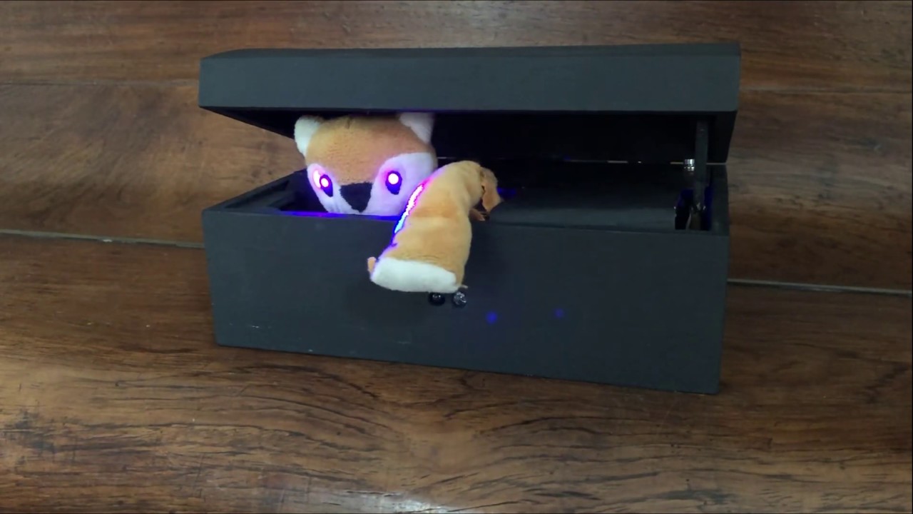 Useless Box - Don't touch Box (Enhanced with lights, sound, music and fun)