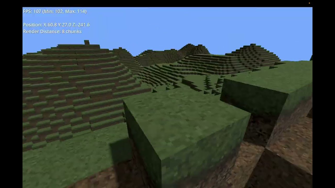 Making a Voxel in Godot - 120 FPS with 16-chunk render distance