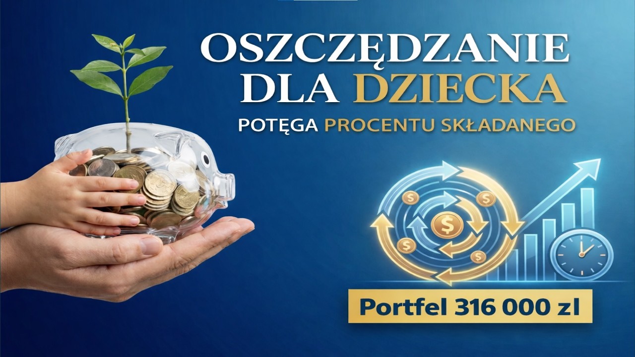 Jak oszczędzać pieniądze dla swojego dziecka? Siła procentu składanego. Portfel długoterminowy odc44
