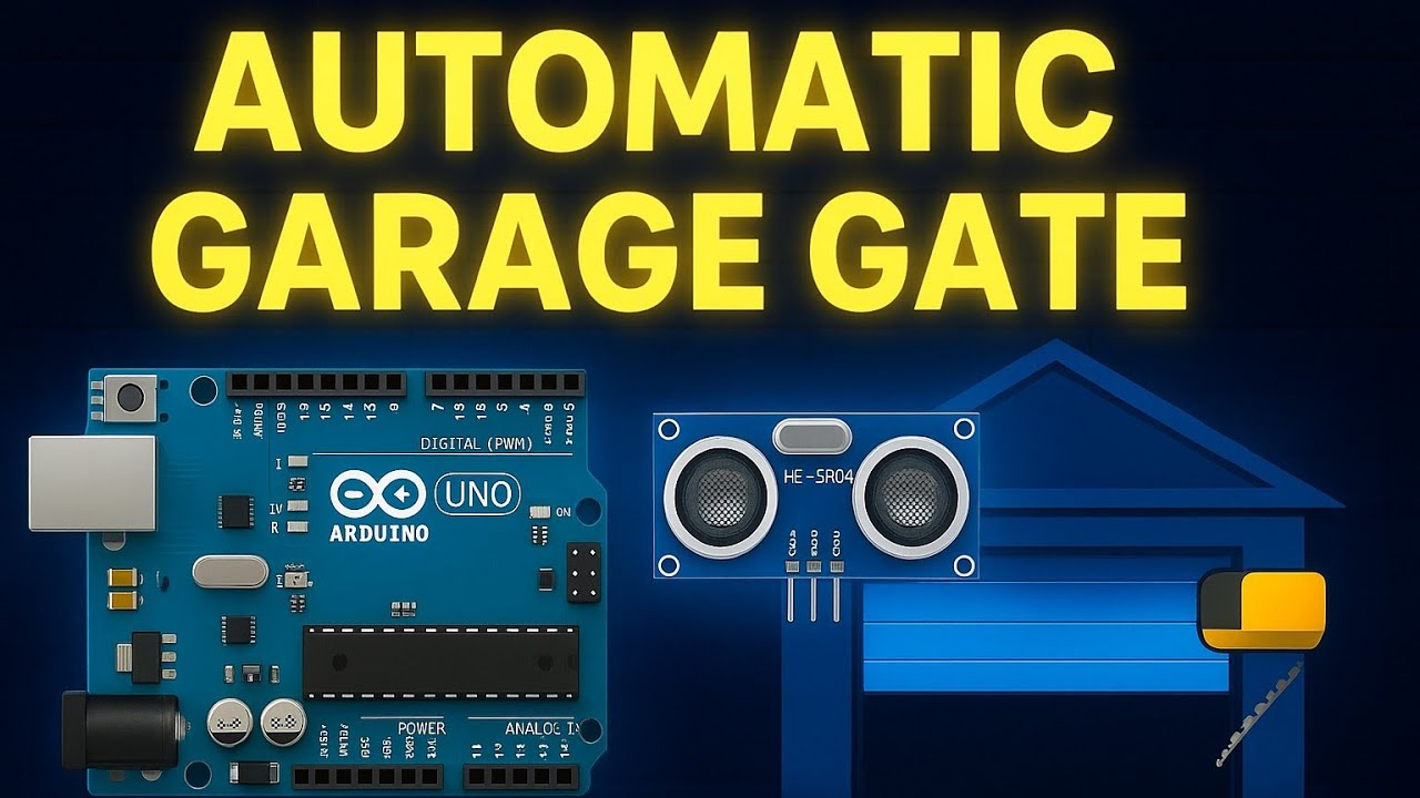 Automatic Garage Gate using Arduino | Servo Motor & Ultrasonic Sensor Project| YASHASH BM