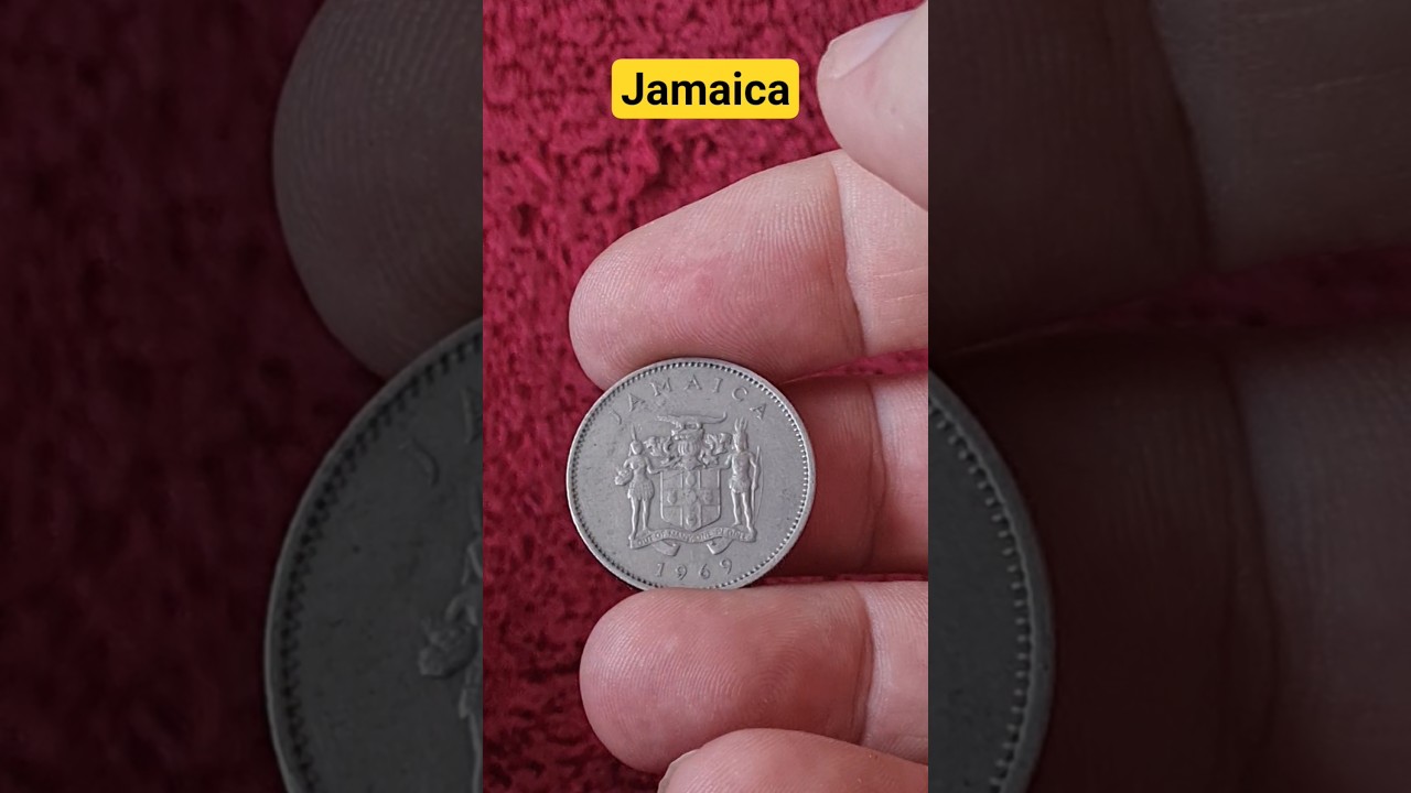 Jamaica, 1969, 10 Cents. World Coin Collection Short #coins #coincollecting #history