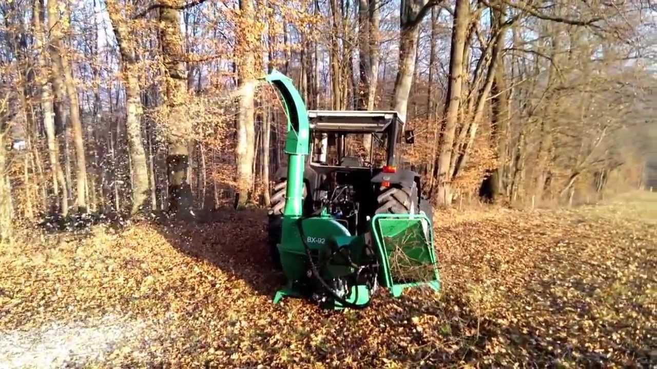 Izdelava sekancev s sekalnikom BX 92R