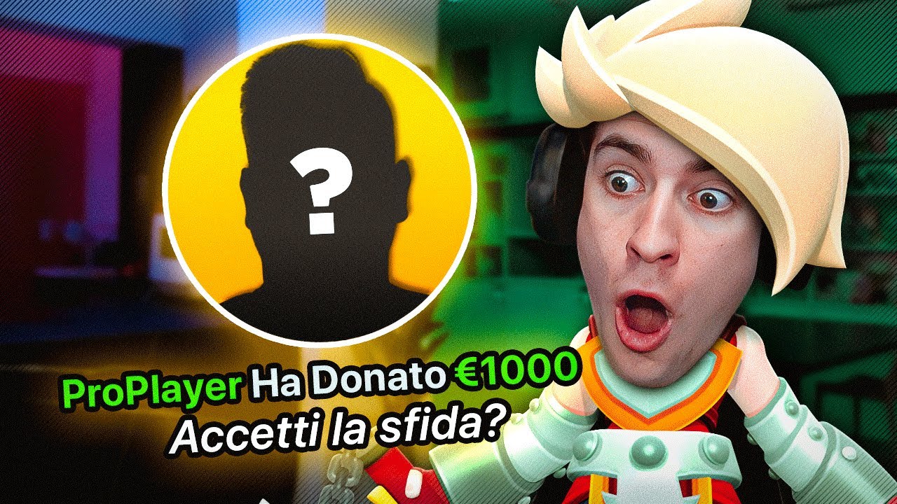 UN PRO PLAYER mi ha DONATO 1000€ per?! SFIDA IMPOSSIBILE BRAWL STARS EP.10